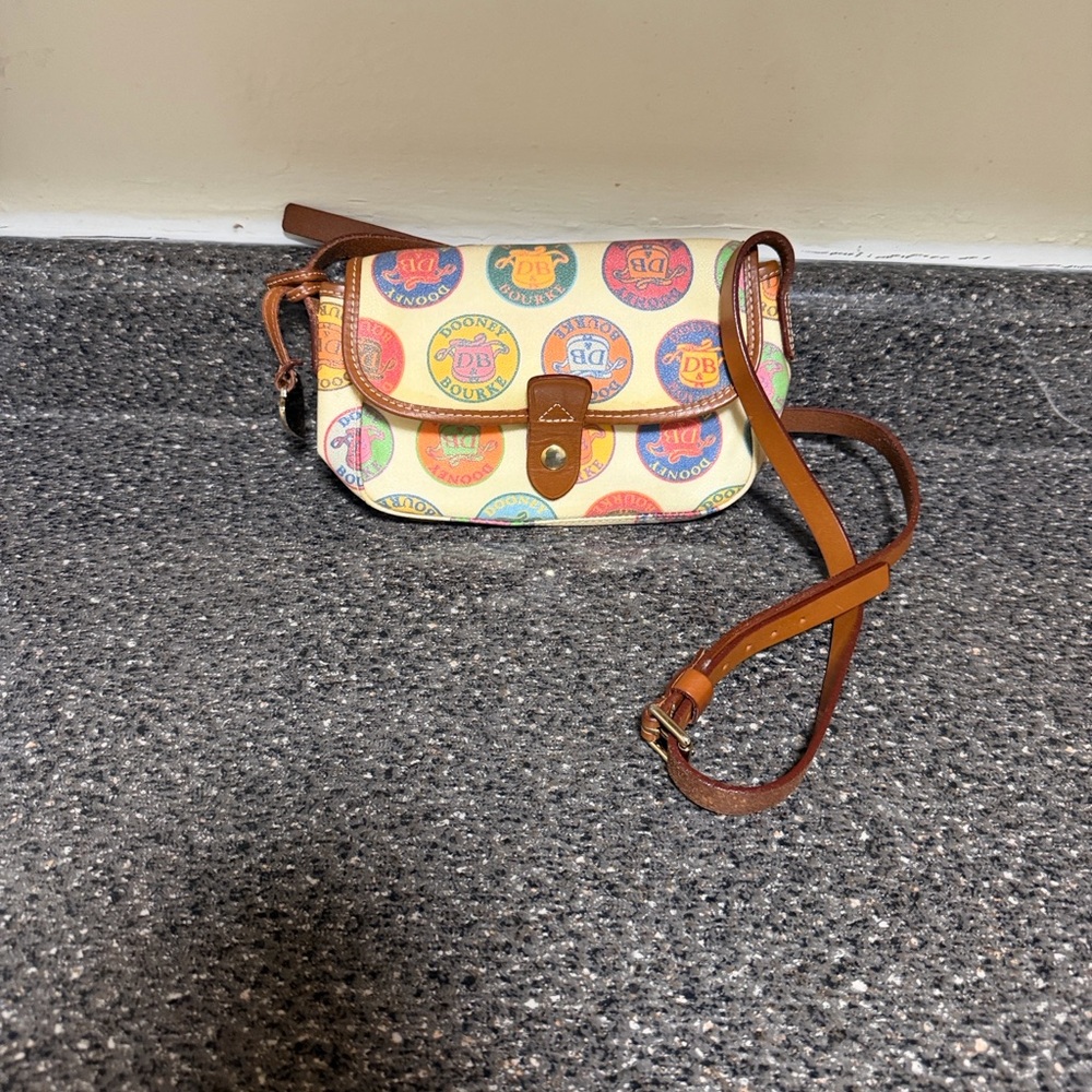Dooney & Bourke Colorful Logo Crossbody Bag